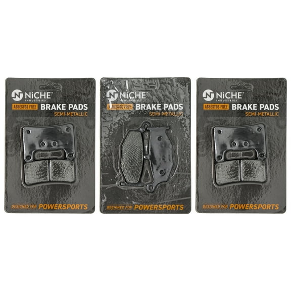 Niche Complete Semi-Metallic Brake Pad Set for Suzuki Hayabusa Motorcycle MK1002574