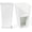 White, variant on LA Jolie Muse 30 inch Tall White Planters Set of 2,Indoor/Outdoor Rectanglar Large Plant Pots,V Shaped Taper Planter for Front Door.