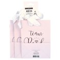 thumbnail image 6 of Gartner Studios Team Bride Medium Party Gift Bag - 3 Pink Pack Bags that Are 7x2.5x5 inches, 6 of 7
