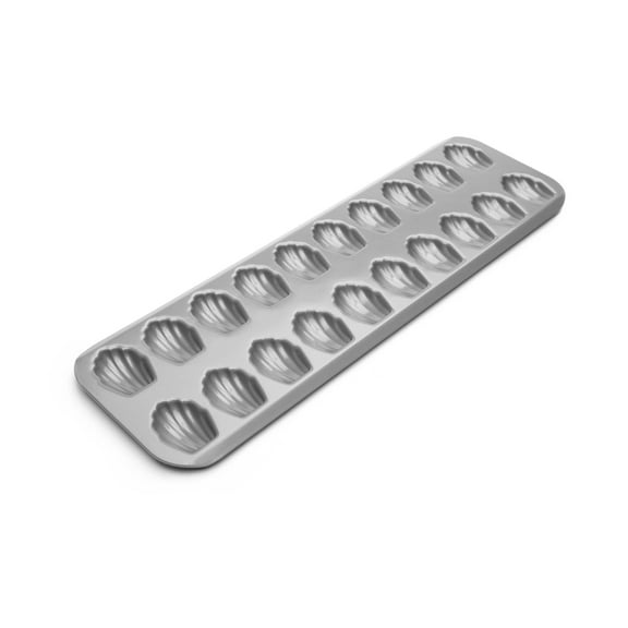 Fox Run Non-Stick 20 Cup Mini Madeleine Pan, Shell Cookie Baking Pan