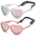 thumbnail image 1 of Gafas de Sol Polarizadas para Bebés NULOOQ Flexibles con Forma de Corazón 0-24 Meses, 1 of 5