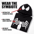 thumbnail image 3 of Marvel Spider-Man Little Kids' Boy or Girl Cosplay Hooded T-Shirt Venom Black, 3 of 4