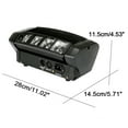 thumbnail image 3 of Motor Genic 80W 8LED RGBW Spider Moving Head Stage Lighting Beam DMX Disco Party DJ Lighting, 3 of 7