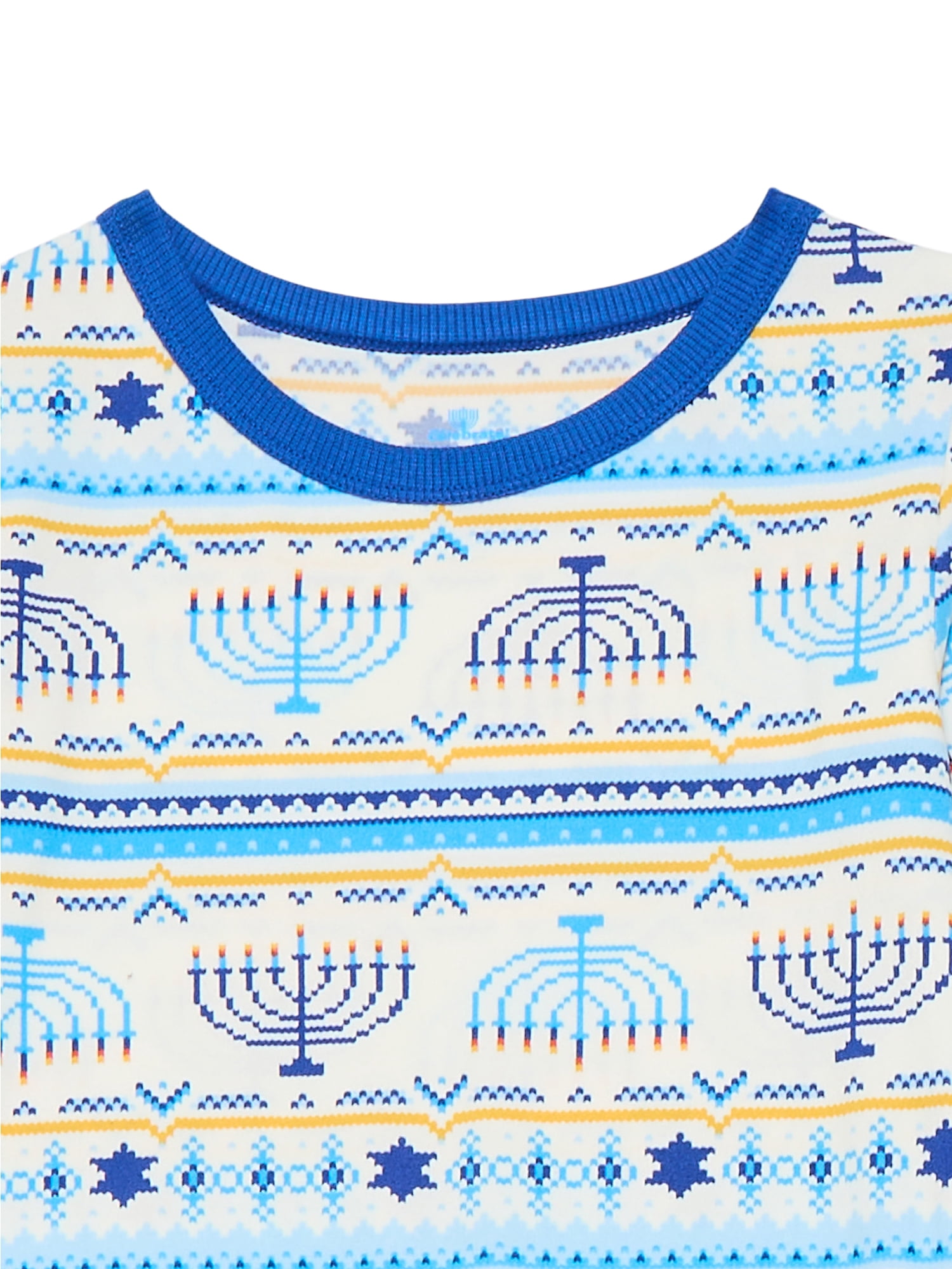 Hanukkah Kids' Matching Family Pajamas Set from Way to Celebrate, 2-Piece, Sizes 6-12