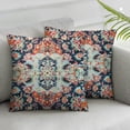 thumbnail image 3 of Ullo0ord Throw Pillow Covers Persian Carpet Double Sided Pattern Soft Pillow Case Cushion Cover Pillowcase for Couch Sofa Bed Decorative(Blue), 3 of 7