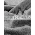 thumbnail image 3 of EASE LEAP Winter Scarfs for Women Wool Pashmina Shawls and Wraps Elegant Cashmere Scarves Large Stylish Warm Blanket 78"x27"( Grey ), 3 of 7