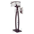 thumbnail image 2 of Pilaster Designs - Modern Chrome / Walnut Finish Suit Rack Valet Stand, 2 of 4