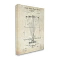 thumbnail image 3 of Stupell Industries Vintage Style Sailboat Watercraft Detailed Diagram Blueprint Canvas Wall Art, 24 x 30, Design by Karl Hronek, 3 of 5