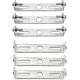 thumbnail image 5 of 6 Pieces Ceiling Light Fixture Bracket Ceiling Light Plate Holder Ceiling Lamp Plates 95mm With Screws Ceiling Accessories Lighting, 5 of 5