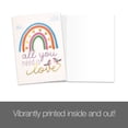 thumbnail image 4 of Tree-Free Greetings Just Because Greeting Card 2 Pack, 5x7, Love Rainbow (GT60190), 4 of 6