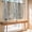Beige, variant on Gray Brown Black Ombre 2 Panel Kitchen Curtains for Small Windows, Modern Farmhouse Oil Painting Bathroom Tier Curtain, Short Window Treatment for Bedroom/Living Room 55"x24"