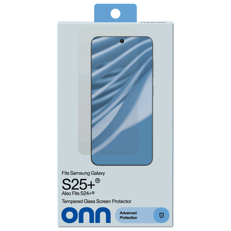 onn Samsung Galaxy S25 Plus & S24 Plus Glass Screen Protector photo 4