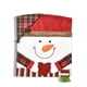 thumbnail image 1 of Toystoory Funda trasera de silla de tela de franela de muñeco de nieve de Papá Noel, fundas de asiento suaves y lisas para el hogar, decoración Kits de decoración para fiestas Muñeco de nieve Toystoory HA009740-02B, 1 of 6