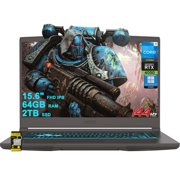 MSI Thin 15 Gaming Laptop 15.6" FHD IPS 144Hz Intel Octa-core i5-13420H (Beats i7-11800H) 64GB RAM 2TB SSD GeForce RTX 4050 Backlit USB-C Win11Pro w/ICP Hub