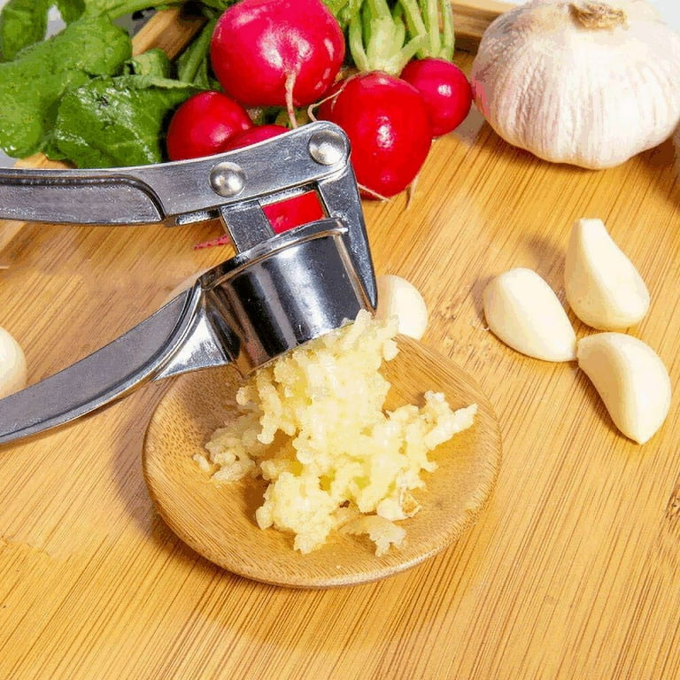 ReaNea Premium Garlic Press, Garlic Chopper Mincer, Easy Squeeze, Ginger  Press - Walmart.com