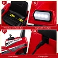 thumbnail image 6 of Costway 12V Ride on Lawn Mower with Dual Control Sticks LED Lights Twist Turn for Aged 3-8 Red, 6 of 10