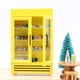 thumbnail image 5 of Refrigerador en miniatura,1/12 muebles de nevera de casa de muñecas de madera chico,1:12 casa de muñecas refrigerador cocina en miniatura,Casa de muñecas Frigorífico Decoración Accesorios, 5 of 6