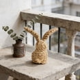 thumbnail image 6 of Easter Bunny Ornaments, Woven Willow Rabbit Figurines Crafted, Easter Rabbit Decor, Easter Rattan Bunny Resin Ornaments for Home Courtyard Tabletop to Enhance The Easter Atmosphere 3.5"x3.5"x4.7", 6 of 7
