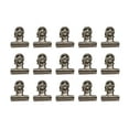 Tim Holtz ideaology 1inch Hinge Clips with Antique Nickel Finish, 15
