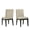 Black, variant on Roundhill Furniture Rocco Contemporary Solid Wood Dining Chairs, Set of 2, Beige