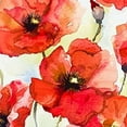 thumbnail image 6 of BANET Fitted Round Tablecloth  Red Poppy,Watercolor Poppy Floral Red Flowers Table Cover,Elastic Edged Table Cloth Fits Round Tables 38"-42, 6 of 8