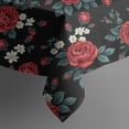 thumbnail image 5 of Pioneer Flower Floral Print Pattern Square Tablecloth, Waterproof Wipeable Spillproof Washable Table Cover for Home Kitchen Party Decor, 42"x42", 5 of 6