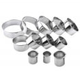 thumbnail image 3 of 12pcs 12 Different Size Round Cookie Cutter Stainless Steel Circle Pastry Cutter Rustproof Round Cutter Mold with Metal Box for DIY Baking, 3 of 9