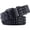 Black, variant on Studded Belt for Women, Faux Leather Waist Belt with Metal Rivets, Adjustable Buckle Belt, Black, 45.3 in