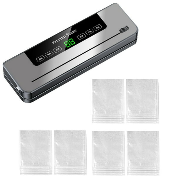 Machine de Scellage sous Vide avec Coupeur pour Aliments Secs et Humides 30 Pcs Sacs Inclus Prise US