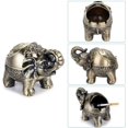thumbnail image 4 of Cenicero decorativo resistente al viento con tapa, diseño de elefante vintage, para exteriores, interiores Adepaton LKX-1418-1, 4 of 5