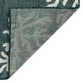 thumbnail image 5 of Transocean CRE91844894 Liora Manne Carmel Coral Border Indoor & Outdoor Rug, Teal - 8 ft. 10 in. x 11 ft. 9 in., 5 of 6