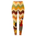 thumbnail image 4 of High Waist Thanksgiving Print Yoga Pants Soft Stretchy Workout Leggings Comfortable Design For Women Casual Wear And Exercise, 4 of 4