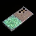 thumbnail image 5 of Luminous Case for Samsung Galaxy S23 Ultra, Glow in the Dark Fluorescent Glitter Case for Women Girls, Bling Sparkle Lightweight Slim Shockproof Protective Phone Cover for Galaxy S23 Ultra, Green, 5 of 6