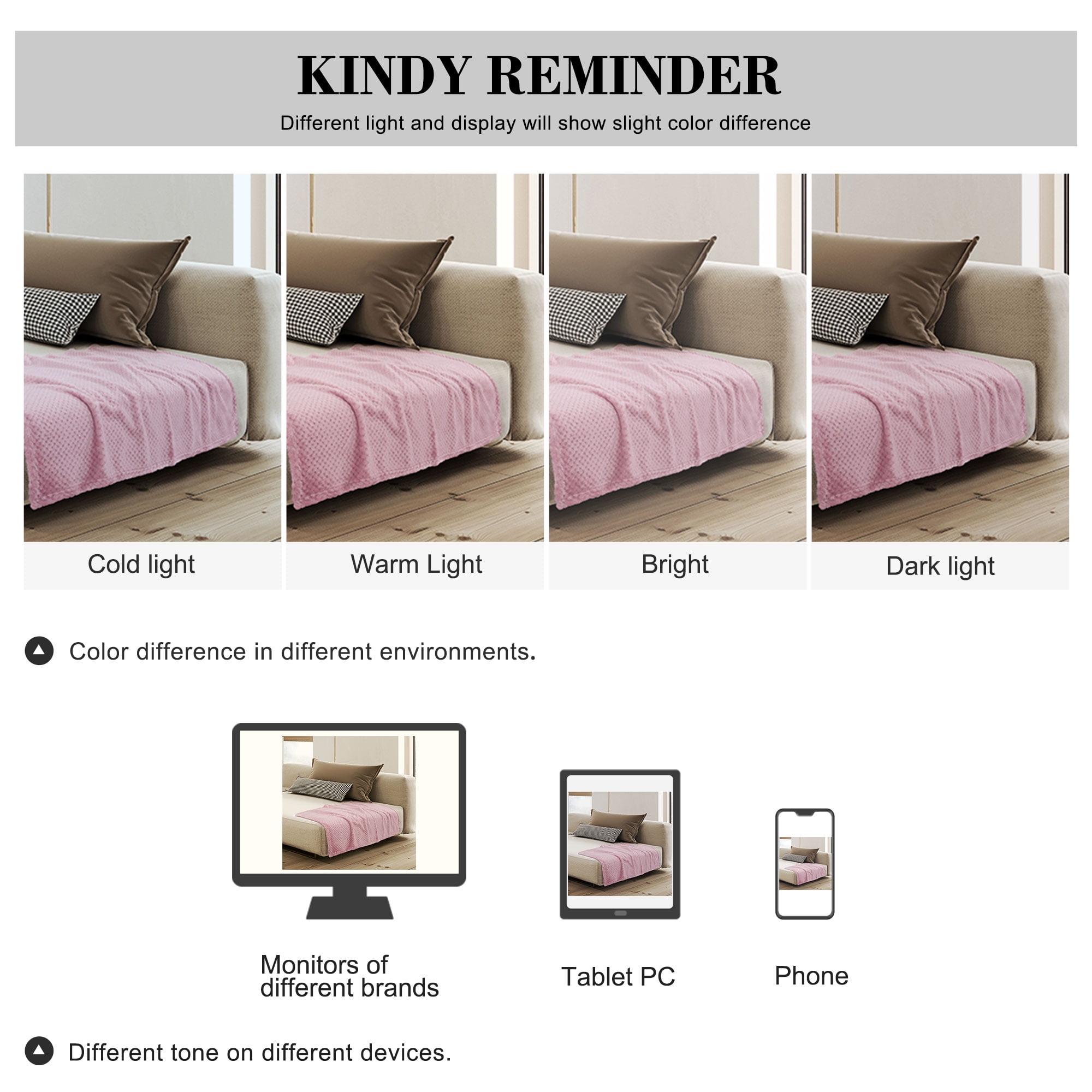 Unique Bargains Soft Flannel Fleece Velvet Blanket Pink 30" x 40"