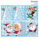 thumbnail image 1 of Moyic 6 hojas de pegatinas navideñas de copos de nieve, pegatinas navideñas para ventanas, calcomanías de vidrio, decoraciones para fiestas en el Kits de decoración para fiestas Moyic HA001913-00, 1 of 6