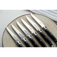 thumbnail image 2 of Laguiole Andre Verdier Flatware 20 Piece Set Service for 4  Debutant Laguiole Fine Dining Cutlery Black Flatware Set Mirror Finish in Tray Made In France, 2 of 8