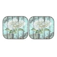thumbnail image 7 of Haiem Vintage Rose1 Car Windshield Sun Shade (2 Pieces) Foldable Windshield Sun Shade Car Accessories for Truck SUV Pickup-Small, 7 of 7