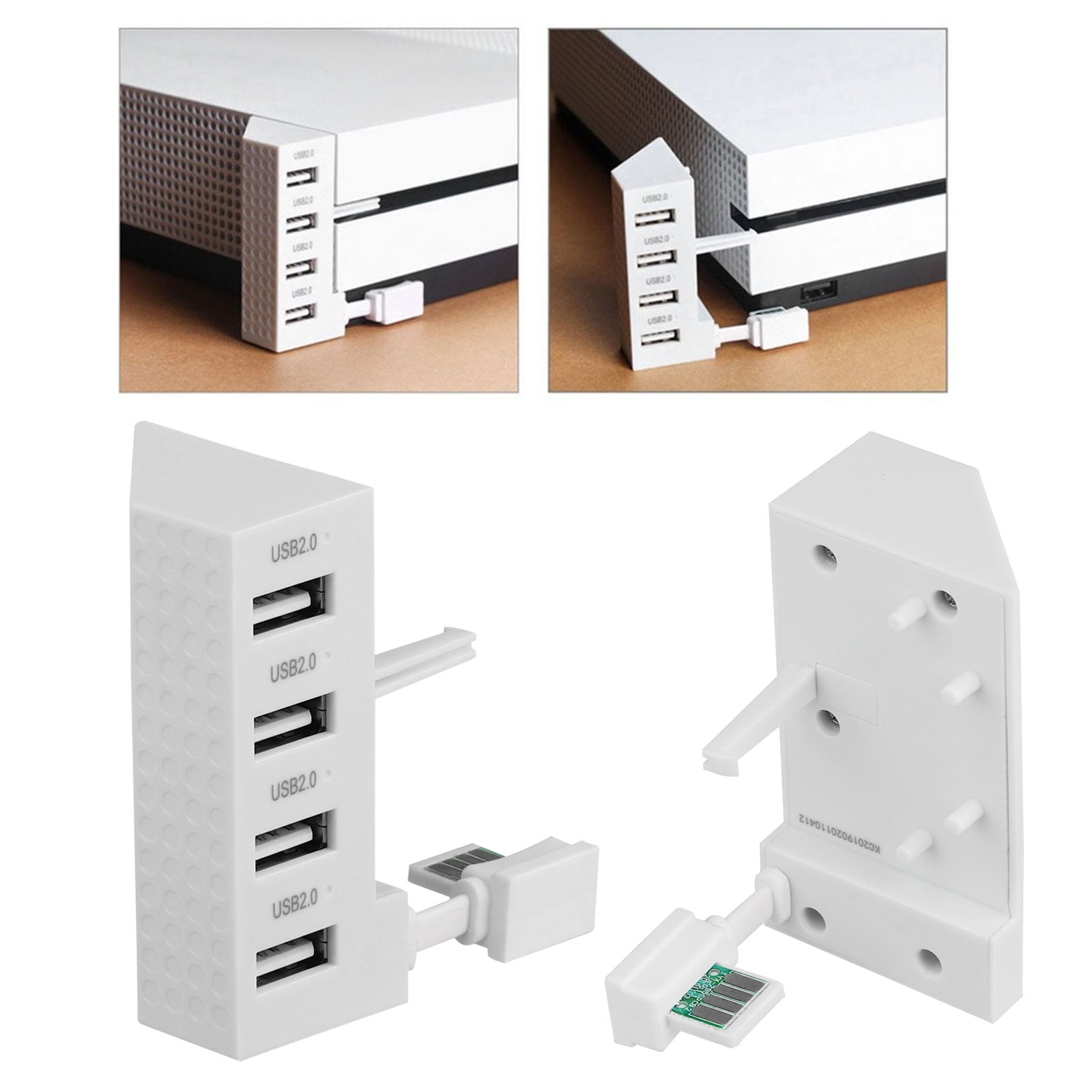 Portable USB Hub for Xbox One S Console, TSV [Upgrade] 4in1 USB 2.0