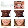 thumbnail image 4 of Dientes falsos, dentadura postiza, carillas temporales a presión, cubren los dientes imperfectos, arreglan una sonrisa segura, dientes falsos temporales, 4 of 5