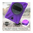 thumbnail image 3 of XYX Case for Samsung Galaxy Tab S4 10.5 inch SM-T830/SM-T835 with 360 Degree Rotating, Hand Strap, Shoulder Strap, Purple, 3 of 7