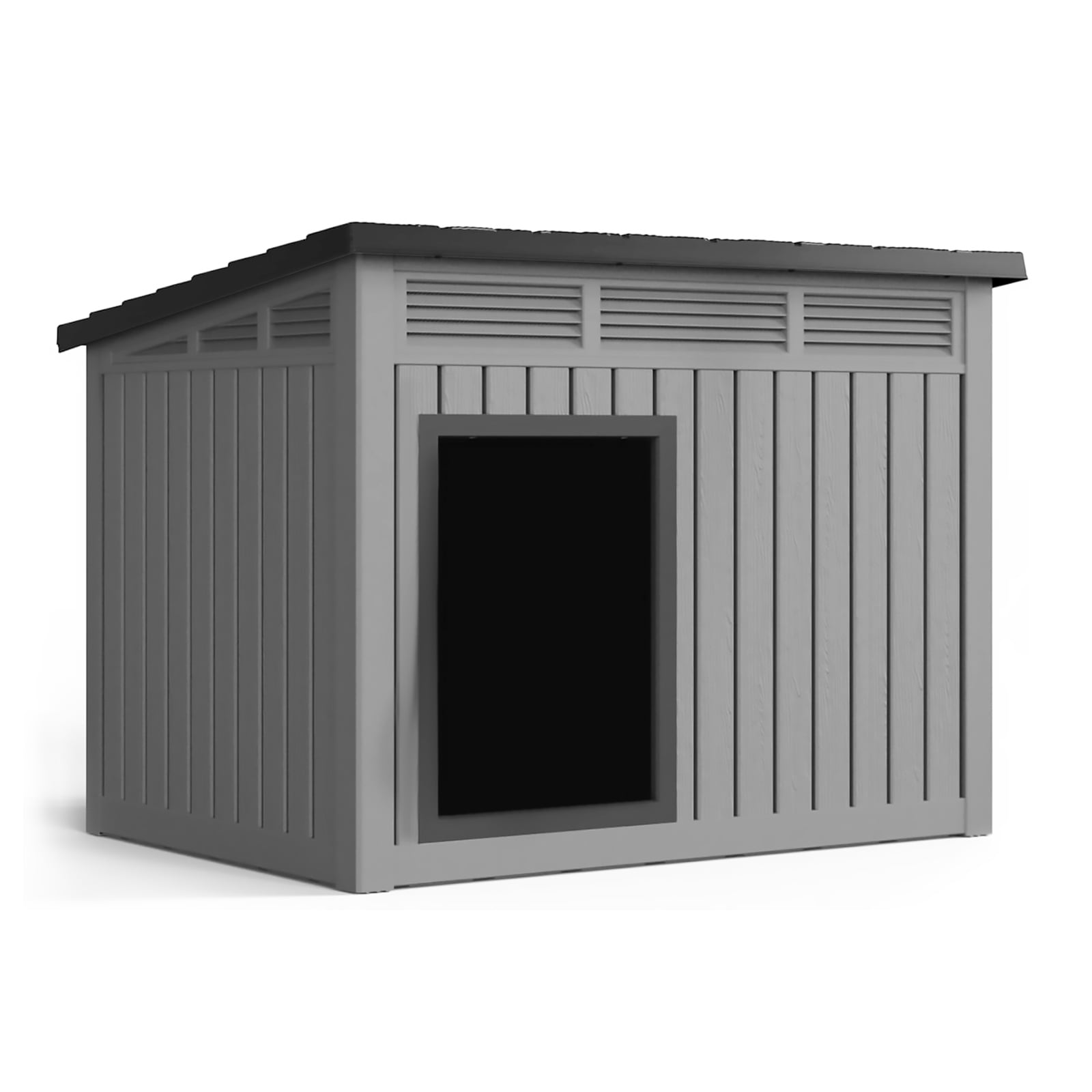 FOMIYES Indoor Outdoor Weatherproof Dog House with Removable Floors Spacious Interior Space Durable Shelter for Medium to Large Dogs
