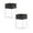 Black*2, variant on 1 Pcs Magnetic Paper Cilp Dispenser, Heavy-Duty Magnetic Desktop Organizer, Clip Dispenser with Magnetic Top for Office, Home Efficient Organization