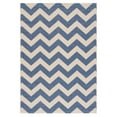 thumbnail image 6 of SAFAVIEH Courtyard Bailey Chevron Indoor/Outdoor Area Rug, Blue/Beige, 4' x 4' Round, 6 of 10
