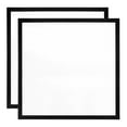 thumbnail image 1 of Unique Bargains 14' x 14' Inch Magnetic Self Adhesive PVC Diamond Frames Suitable for 13' x 13' Picture, Black 2Pcs, 1 of 5