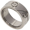 thumbnail image 2 of Pre-Owned Cartier Astro Love Ring with Cord #49, 18K White Gold, Women's, 2 of 10