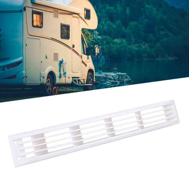 Couvercle de Ventilation Latérale pour RV, Grille Persienne en ABS pour RVs, Yachts, Véhicules de Camping, Remorques, pour Ventilation Interne, Échange d'Air, Régulation de Température