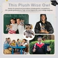 thumbnail image 6 of Graduation Plush Toy 2025 – Soft Stuffed Animal Plush with Cap & Diploma/Gown/Sash – Graduation Gift for Kids Preschool Kindergarten College Achievements (Wise Owl with Cap & Sash), 6 of 7