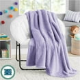 Your Zone Pink, Soft, Oversized, Fuzzy  Throw Blanket for Kids, 72 x 50 inches