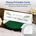 thumbnail image 3 of Avery Printable Tent Cards, 3.5" x 11", Glossy White, 25ct, 3 of 11