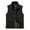 Black, variant on Lovskoo Men's Outdoor Casual Sleeveless Cargo Jackets Fleece Lined Stand Collar Full Zip Coats Warm Outwear Padded Vest Coats Gray